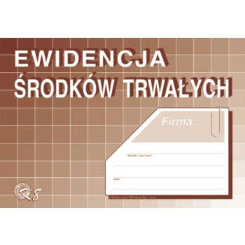 Ewidencja środków trwałych A5 K8